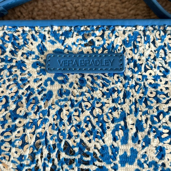Vera Bradley Sequined Leopard Print Wristlet - Picture 2 of 5